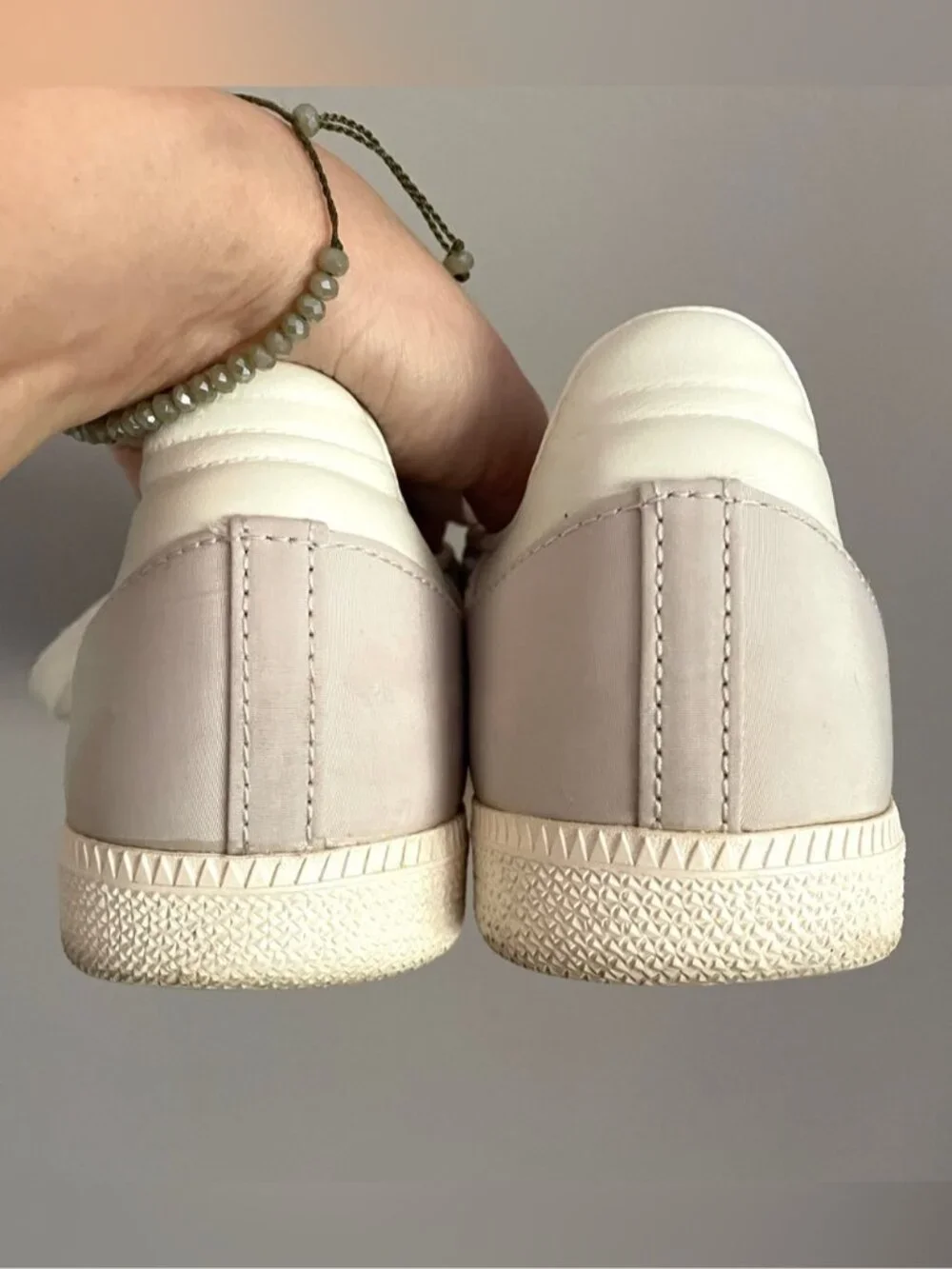 Adidas Off White Nylon Samba OG Sneakers - 6.5 - 7US